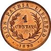 Image 2 : DOMINICAN REPUBLIC, copper proof essai 1 centavo, 1878, wreath type, small letters, NGC PF 65 RB, ex
