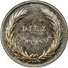 Image 2 : EL SALVADOR, struck at the Philadelphia Mint, proof 10 centavos, 1914, very rare, NGC PF 65 (Richard