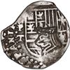 Image 1 : GUATEMALA, Guatemala City, "moclón" 2 reales, crown countermark (1662) on the shield side of a Potos