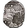 Image 1 : GUATEMALA, Guatemala City, "moclón" 2 reales, crown countermark (1662) on the shield side of a Potos