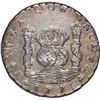 Image 2 : GUATEMALA, Guatemala City, pillar 8 reales, Charles III, 1771 P, cross between H and I, inverted N i