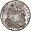 Image 1 : GUATEMALA, Guatemala City, 1 peso, "½ real" counterstamp of 1894 on a Lima, Peru, 1 sol, 1894 TF, NG