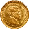 Image 1 : GUATEMALA, Guatemala City, gold 4 pesos, Carrera, 1869 R, NGC MS 62+.