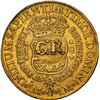 Image 2 : JAMAICA, British Administration, gold 5 pounds, GR countermark (1758) on a Lima, Peru, bust 8 escudo