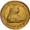 Image 1 : MEXICO, Mexico City, gold bust 8 escudos, Ferdinand VI, 1751/0 MF, NGC AU 53.