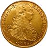Image 1 : MEXICO, Mexico City, gold bust 8 escudos, Charles IV, 1798 FM.