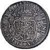 Image 2 : MEXICO, Mexico City, pillar 8 reales, Philip V, 1733 F, mintmark M•X, very rare, NGC XF det