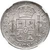 Image 2 : MEXICO, Mexico City, bust 8 reales, Charles IV, 1807 TH, doubled-die obverse, NGC MS 61.