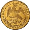 Image 2 : MEXICO, Guanajuato, gold 8 escudos, 1853 PF, NGC MS 62, finest known in NGC census.