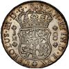 Image 2 : PERU, Lima, pillar 8 reales, Charles III, 1772 JM, dot over left mintmark only, NGC MS 60.
