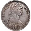 Image 1 : PERU, Lima, bust 8 reales, Ferdinand VII transitional ("imaginary" bust), 1810 JP.