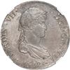 Image 1 : PERU, Lima, bust 8 reales, Ferdinand VII, 1812 JP, NGC AU 55.