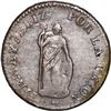 Image 1 : PERU, Lima, ½ real, 1836/5 TM, NGC AU 53, ex-Flatt, ex-O'Brien.