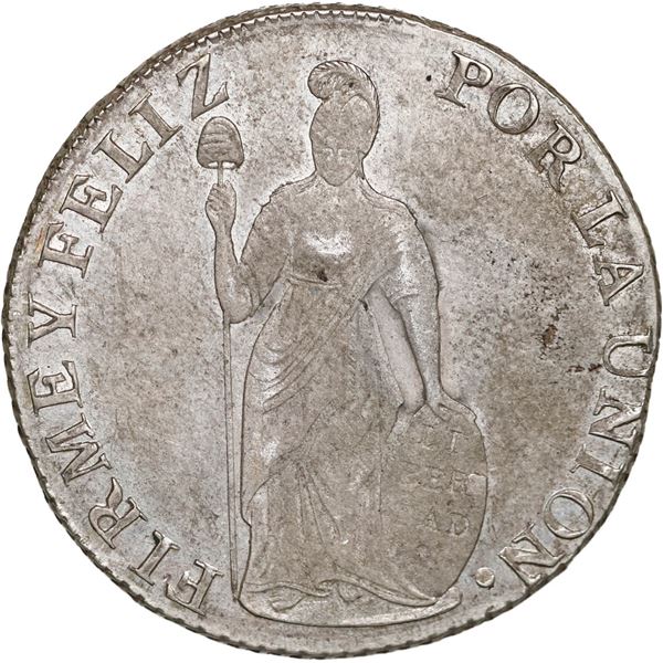 PERU, Arequipa, 4 reales, 1836 MV, ex-O'Brien.