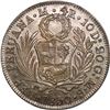 Image 2 : PERU, Lima, 4 reales, 1850 MB, PCGS AU58, ex-O'Brien.