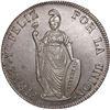 Image 1 : PERU, Lima, 4 reales, 1851/1 MB, NGC MS 63, finest and only example in NGC census, ex-O'Brien.