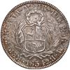 Image 2 : PERU, Lima, 4 reales, 1854 MB, NGC MS 61, ex-O'Brien.