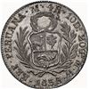 Image 2 : PERU, Lima, 4 reales, 1855/4 MB, NGC MS 61, ex-O'Brien.