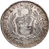 Image 2 : PERU, Pasco, 4 reales, 1857, assayer Z-in-circle, with fleur-de-lis, no dot below s in Gs, NGC AU de