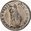 Image 1 : PERU, Cuzco, 1 real, 1828 G, NGC MS 62, finest and only example in NGC census, ex-O'Brien.