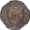 Image 2 : PERU, Lima, 1 real, 1832 MM, NGC MS 63, finest and only example in NGC census, ex-O'Brien.