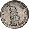Image 1 : PERU, Lima, 1 real, 1842 MB, NGC MS 62+, ex-O'Brien.