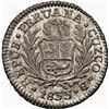 Image 2 : PERU, Cuzco, ½ real, 1833 B, NGC MS 63, "top pop," ex-Carter, ex-O'Brien.