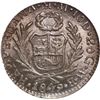Image 2 : PERU, Lima, ½ real, 1849 MB, NGC MS 65, ex-Whittier, ex-O'Brien.