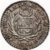 Image 2 : PERU, Lima, ½ real, 1851 MB, NGC MS 62, ex-Carter, ex-O'Brien.