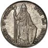 Image 1 : PERU, Lima, 8 reales, 1841 MB, REPUB• PERUANA, extremely rare, PCGS XF details / cleaned, f