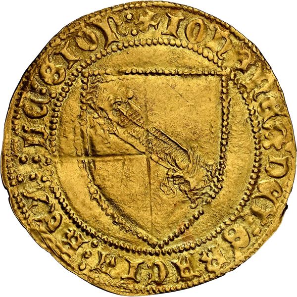 SPAIN (Castile and León), Seville, gold dobla de la banda, John II (1406-1454), S at top of cross, N