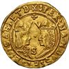 Image 1 : SPAIN, Seville, gold double excelente, Ferdinand-Isabel, cross of four teardrops at top, mintmark S 