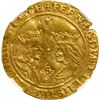 Image 1 : SPAIN, Seville, gold double excelente, Ferdinand-Isabel, eight-point star and three dots at top, min
