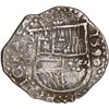 Image 1 : SPAIN, Seville, cob 1 real, 1590/89 date to right assayer Gothic D below mintmark S and denomination