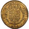 Image 1 : SPAIN, Seville, gold milled 8 escudos, Philip V, 1719 J, extremely rare, NGC AU 55, finest and only 