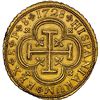 Image 2 : SPAIN, Seville, gold milled 8 escudos, Philip V, 1728 P, very rare, NGC AU 58, "top pop," ex-Segarra