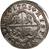 Image 2 : SPAIN, Seville, milled 2 reales, Philip V, 1725 J, NGC MS 64.