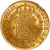Image 2 : SPAIN, Madrid, gold bust 2 escudos, Charles III, 1788/78 M, NGC MS 63, finest known in NGC census.