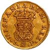 Image 2 : SPAIN, Madrid, gold bust ½ escudo, Charles III (young bust), 1760 JP, plain crown.