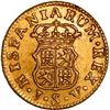 Image 2 : SPAIN, Seville, gold bust ½ escudo, Charles III (young bust), 1761 JV.