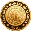 Image 1 : SPAIN, Madrid, gold proof 80000 pesetas, Juan Carlos I, 2001, Segovia mint rehabilitation fund, NGC 