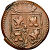 Image 1 : VENEZUELA (or CUBA), Maracaibo, copper 2/4 real, Ferdinand VII, (ca. 1813), very rare, NGC AU 58 BN,