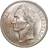 Image 1 : VENEZUELA, struck at the Philadelphia Mint, 5 bolívares, 1921, NGC MS 61.