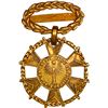 Image 1 : BOLIVIA, gold military decoration, 1841, Ingaví, very rare.