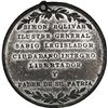Image 2 : COLOMBIA (struck in Europe), large tin medal, no date (1827), Simón Bolívar.