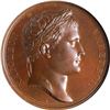 Image 1 : FRANCE, bronze high relief medal, dated 1807, Napoleon / Victories of 1807, by Andrieu and Jaley, NG