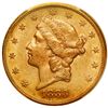 Image 1 : UNITED STATES, San Francisco Mint, gold $20 coronet Liberty "double eagle," 1883-S, PCGS AU53 (Saddl