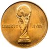 Image 1 : UNITED STATES, West Point mint, gold $5 commemorative, 1994-W, World Cup, NGC MS 68.