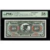 Image 1 : COSTA RICA, San José, Banco Mercantil, specimen 10 colones, (1910-16), PMG Choice AU 58 EPQ.