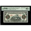 Image 1 : COSTA RICA, San José, Banco Internacional, specimen 2 colones, (1918-31), PMG Gem UNC 65 EPQ.
